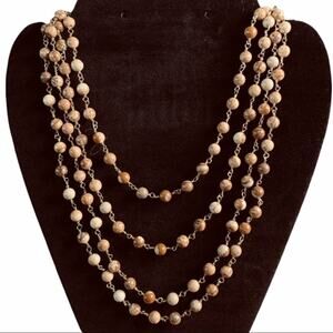 Jasper necklaces in 4 different sizes.‎ Linked beads